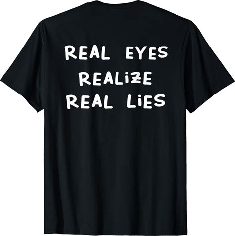 real real lies t shirts.